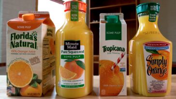 Which brand is real fruit juice?