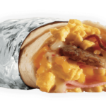 Which breakfast meat has less calories?