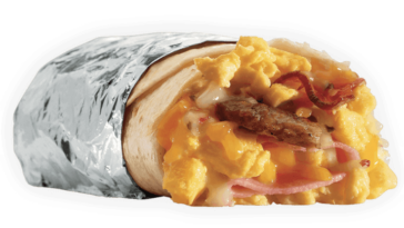 Which breakfast meat has less calories?