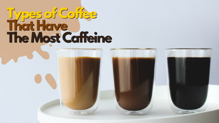Which coffees have the most caffeine?