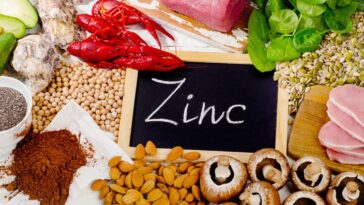 Which food has more zinc?
