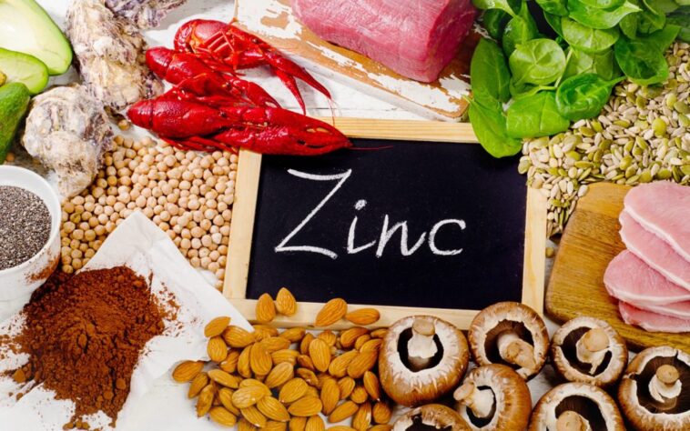 Which food has more zinc?