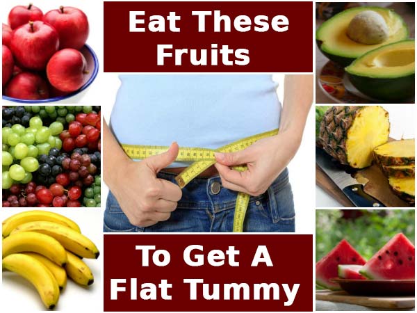 Which fruit is good for flat tummy?