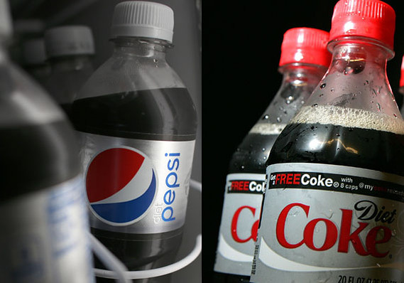 Which is healthier Coke Zero or Diet Pepsi?