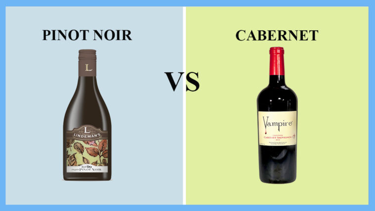 Which is heavier Pinot Noir or Cabernet?