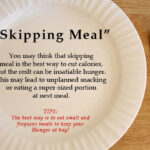 Which meal is best to skip?