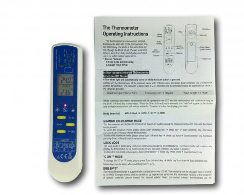 Which thermometer is not suitable for use in food premises?
