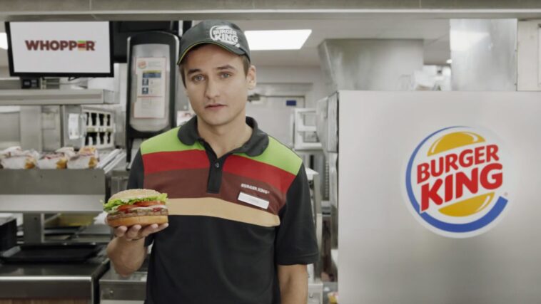 Who are the actors in the new Burger King commercial?