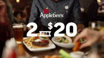 Who does the new Applebee's commercial?