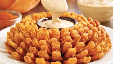 Who has the bloomin onion first?