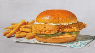 Who has the new flounder sandwich?