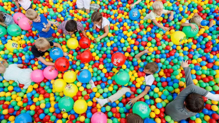 Who invented ball pits?
