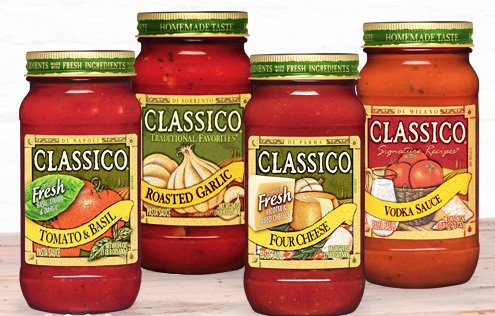 Who makes Classico sauce?