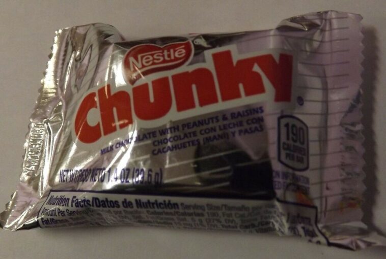 Who owns Chunky candy bar?
