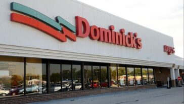 Who owns Dominick's grocery stores?
