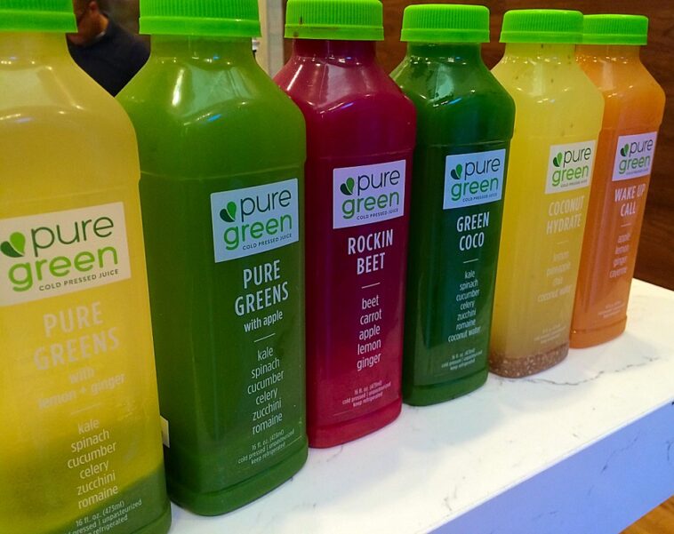 Who owns pure green juice?
