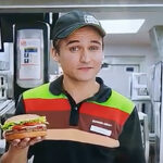 Who plays the king in the new Burger King commercial?