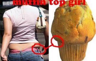 Why am I skinny with a muffin top?
