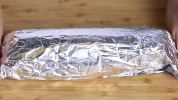 Why are burritos wrapped in foil?