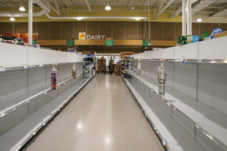 Why are store shelves empty?