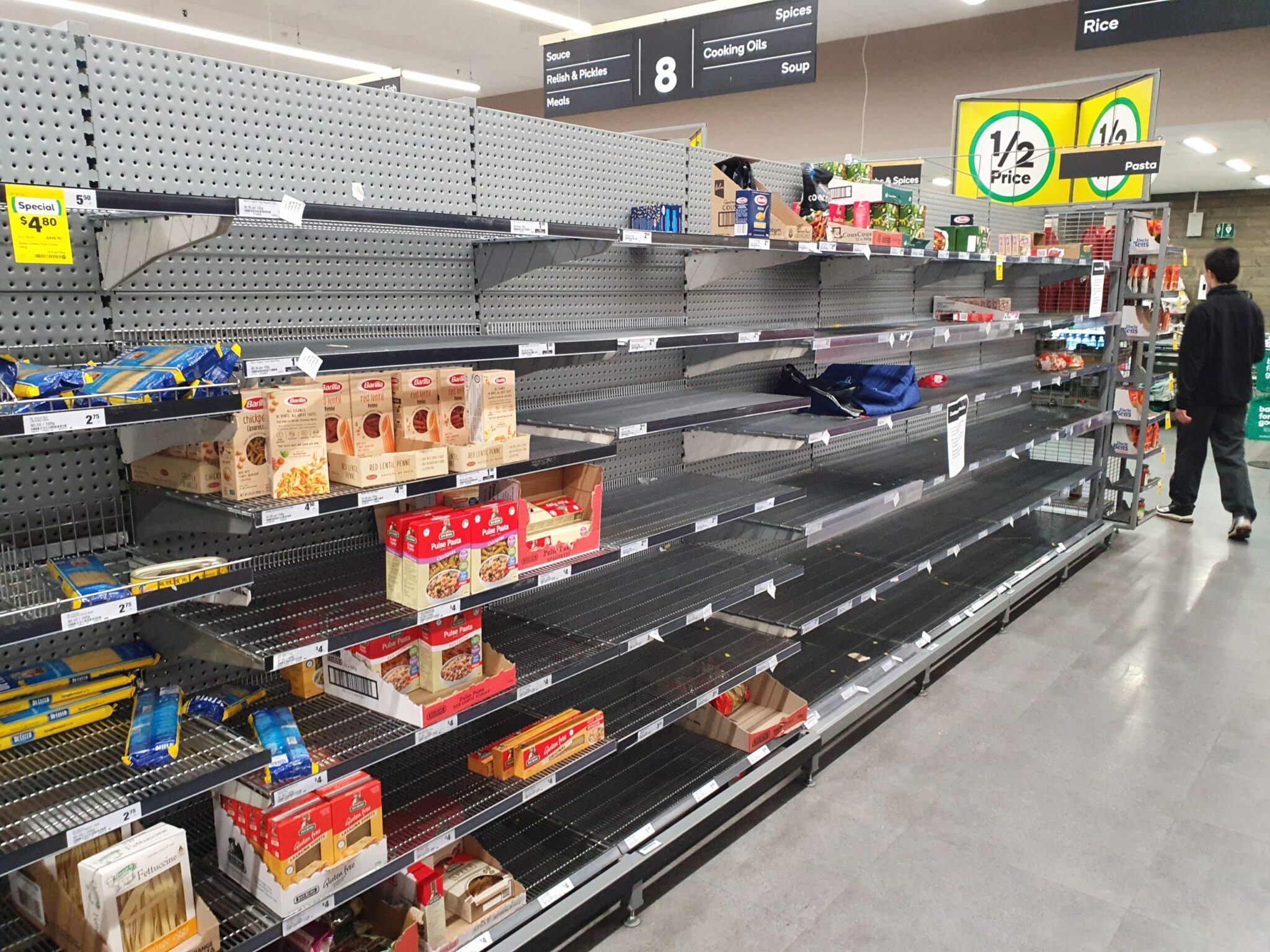 Why are the shelves empty at stores?
