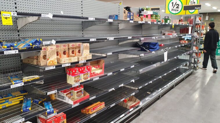 Why are the shelves empty at stores?