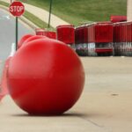 Why are there red balls in front of Target?