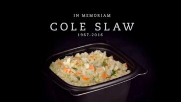 Why did Chick-fil-A remove Cole Slaw?