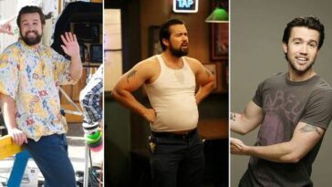 Why did Rob McElhenney gain and lose weight?