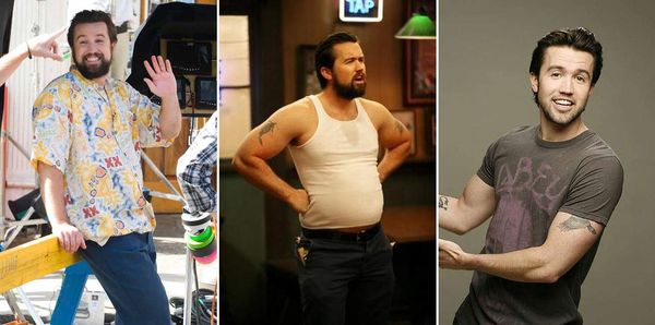 Why did Rob McElhenney gain and lose weight?