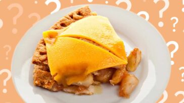 Why do Americans put cheese on apple pie?