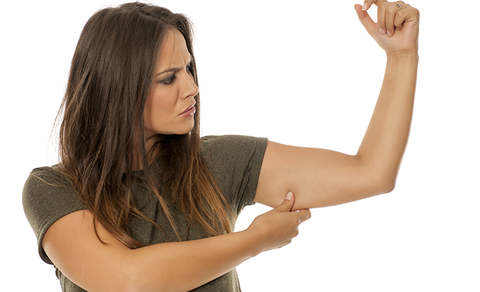 Why do women's arms get fat?