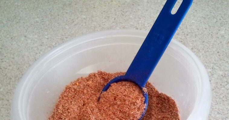 Why do you add water to taco seasoning?