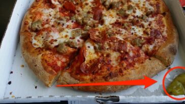 Why does Papa John's put a pepper with the pizza?