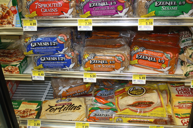 Why is Ezekiel bread kept frozen?