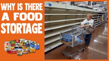 Why is there a shortage of food at Walmart?