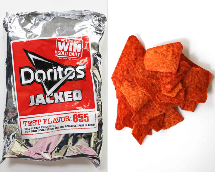 Why were jacked Doritos discontinued?