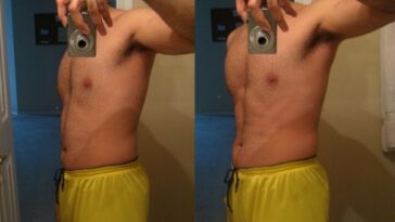 Can see abs but still fat?