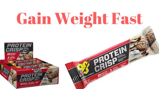 Do protein bars gain weight?