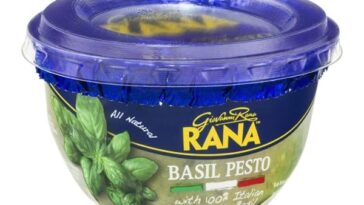 Does Rana pesto need to be refrigerated?