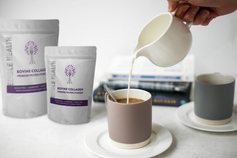 Does caffeine destroy collagen?