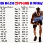 How can I drop 20 pounds fast?