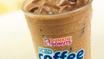 How do you make Dunkin Donuts iced coffee healthier?
