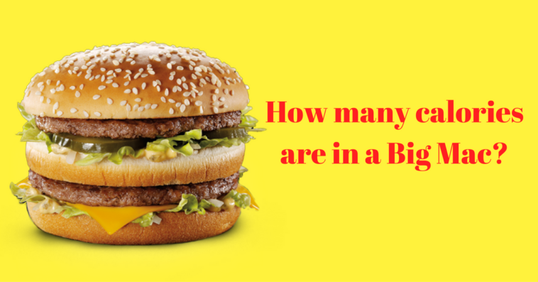 How many calories are in a Big Mac and medium fries?