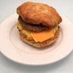 How many calories are in a Tim Hortons bacon breakfast sandwich?