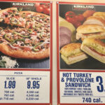 How many calories are in a whole Costco pizza?