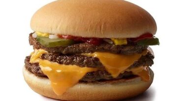 How many calories in a McDouble no bun?