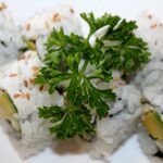 How many carbs are in 8 pieces of sushi?