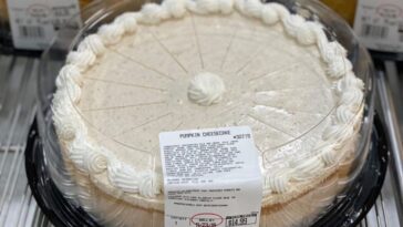 How much is pumpkin cheesecake at Costco?