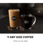 Is McDonalds iced coffee $1?